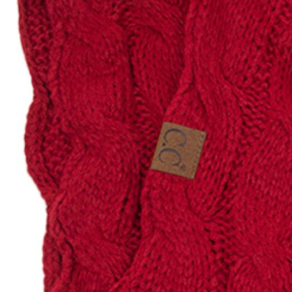 C.C 3pc Knit Warm Beanie Gloves Scarves Set main image 5